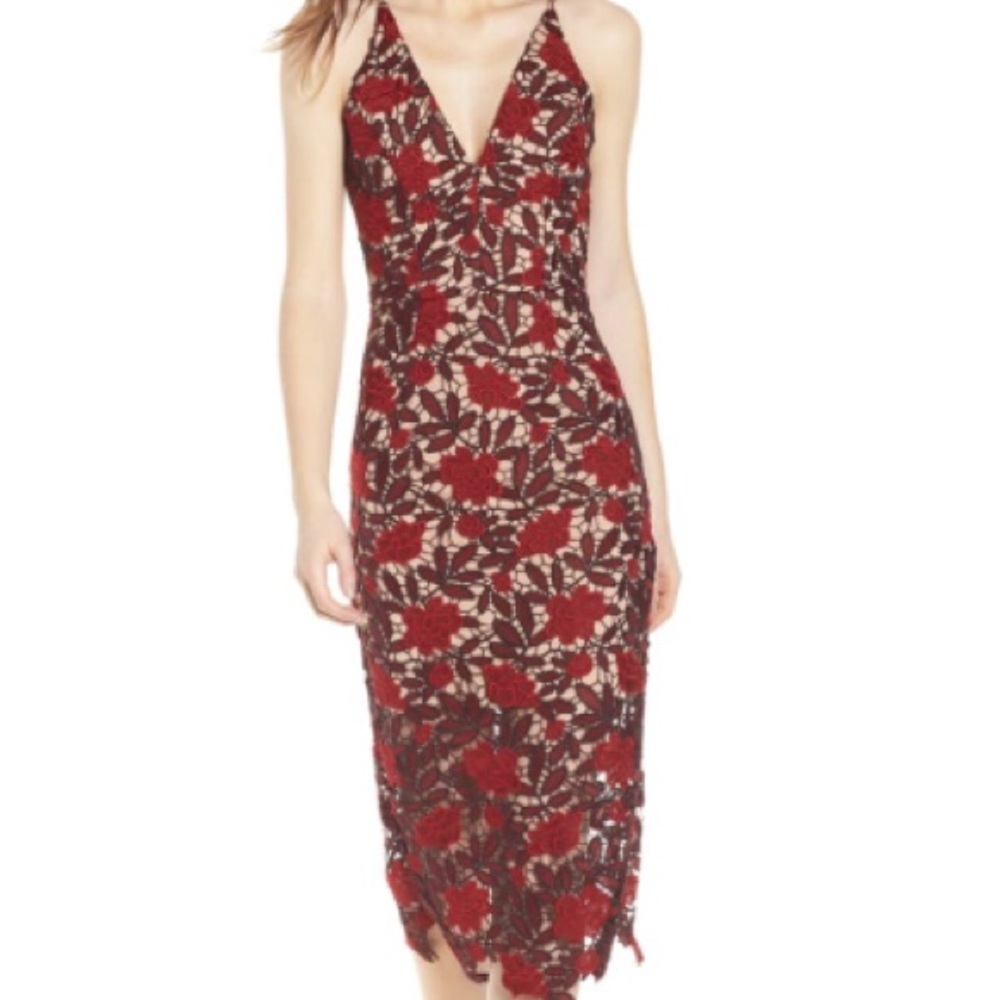 Aurora Embroidered Sheath Dress